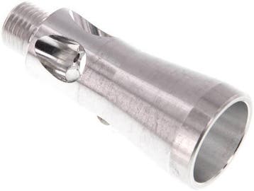 Aluminium Venturi Mondstuk voor Blaaspistool M 12X1,25 (Mt), Verzenden
