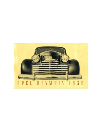 1950 OPEL OLYMPIA BROCHURE FRANS, Ophalen of Verzenden, Nieuw