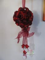 Bloemenbal Pomander RoseBall Bruidsmeisje Rood, Nieuw