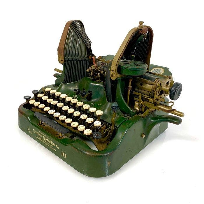 Oliver No. 10 - The Oliver Typewriter Co. - Typemachine -, Antiquités & Art, Art | Objets design