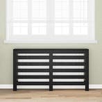 vidaXL Radiator Cover Zwart Eiken 149 x 20 x 82 cm Bewerkt, Bricolage & Construction, Chauffage & Radiateurs, Verzenden