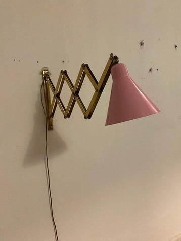 Schaarlamp - Messing