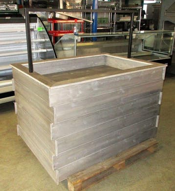 Houtenbak, Bak, Bloembak met standaard 144cm, Nieuw in verpakking