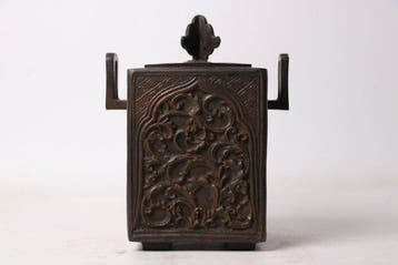 Antieke Chinese-stijl ijzeren wierookbrander met