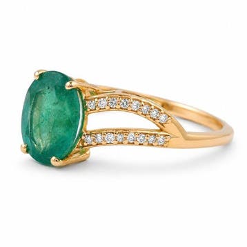 Sans prix de réserve - Bague - 14 carats Or jaune - 1.73ct., Bijoux, Sacs & Beauté