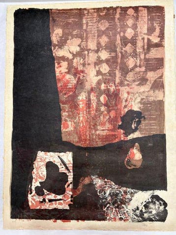 Antoni Clavé (1913-2005) - Red and black