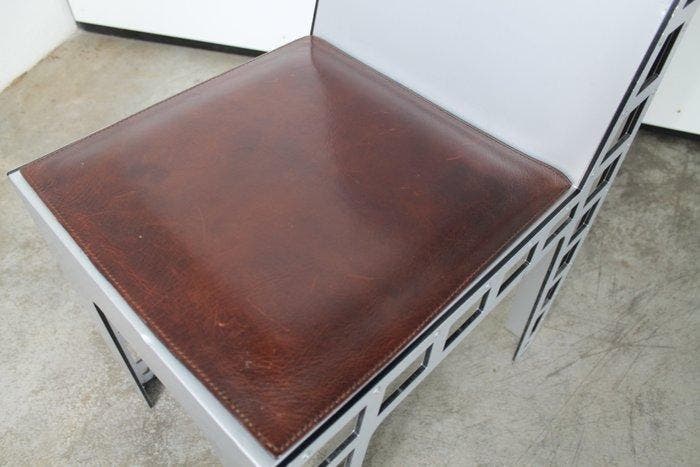 Hidden - Richard Hutten - Eetkamerstoel (6) - Vachettaleer -, Antiquités & Art, Art | Objets design