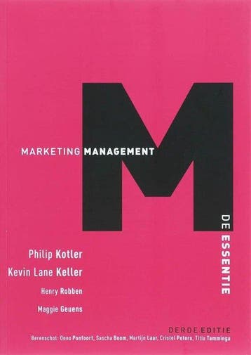 Marketingmanagement De Essentie - Philip, Verzenden