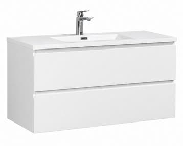Badkamermeubel Set Angela 100cm Wit Badmeubel, Huis en Inrichting, Badkamer | Badkamermeubels, Verzenden, Nieuw