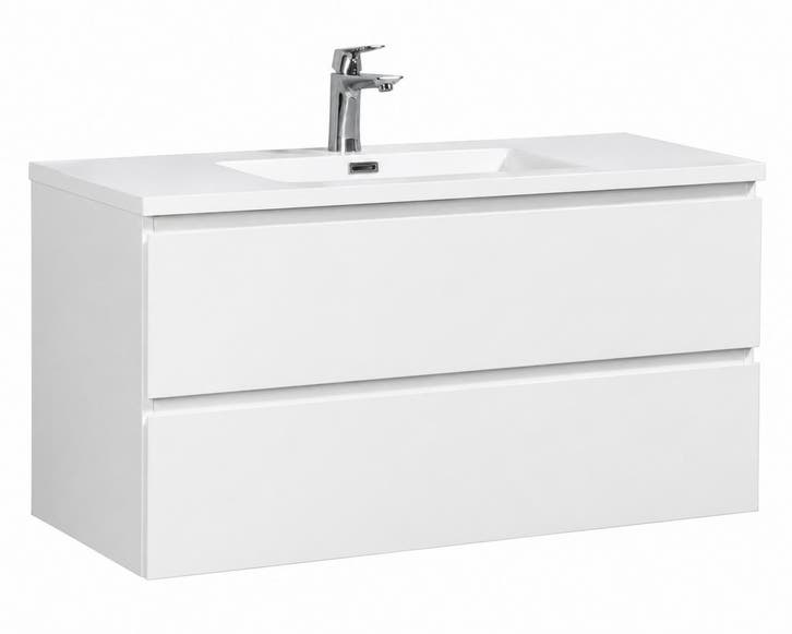 Badkamermeubel Set Angela 100cm Wit Badmeubel, Huis en Inrichting, Badkamer | Badkamermeubels, Nieuw, Verzenden
