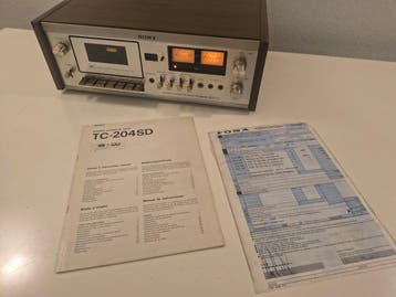 Sony - TC-204SD Audiocassette deck, Nieuw