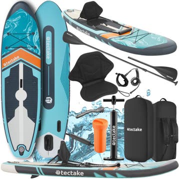 2in1 stand-up paddleboard, opblaasbaar, complete set, Watersport en Boten, Verzenden, Nieuw
