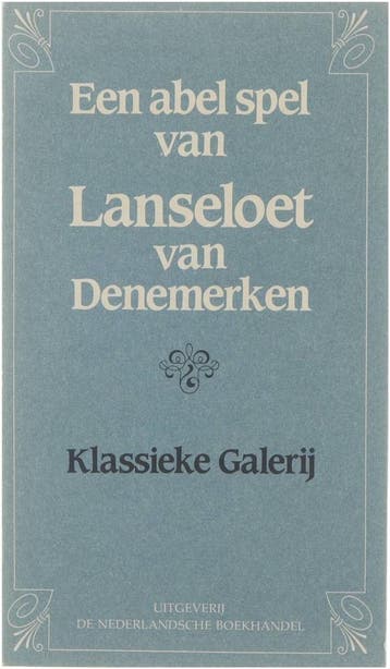 Een abel spel van Lanseloet van Denemarken / Klassieke, Boeken, Verzenden, Gelezen