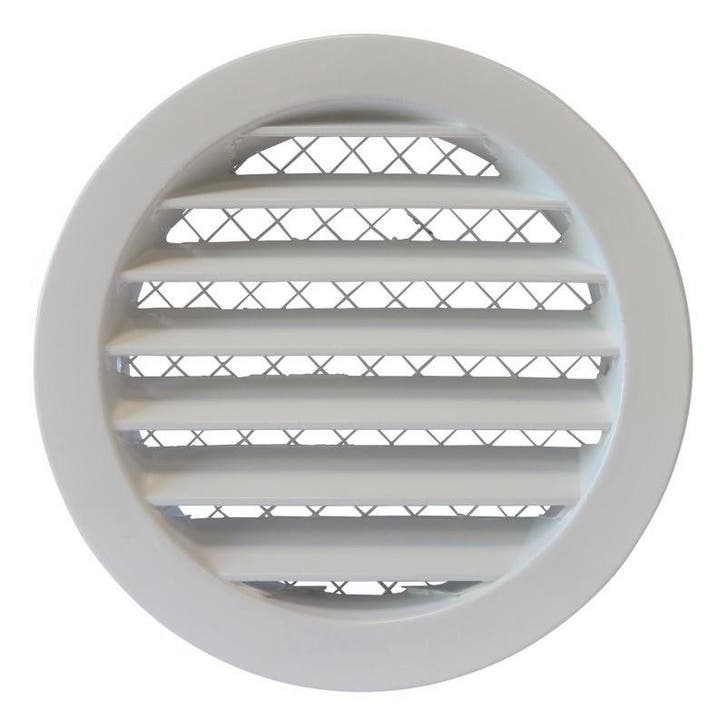 Rond buitenluchtrooster aluminium Ø 125mm, Bricolage & Construction, Ventilation & Extraction, Envoi