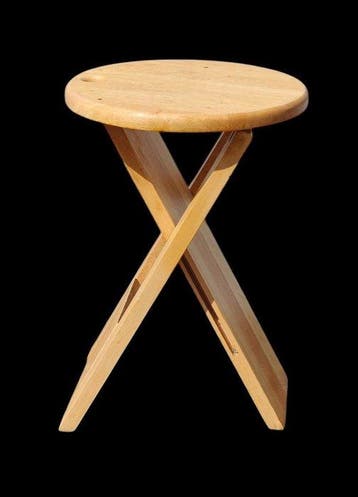 Princes Design Works Ltd. - Adrian Reed - Tabouret - bois de, Antiek en Kunst