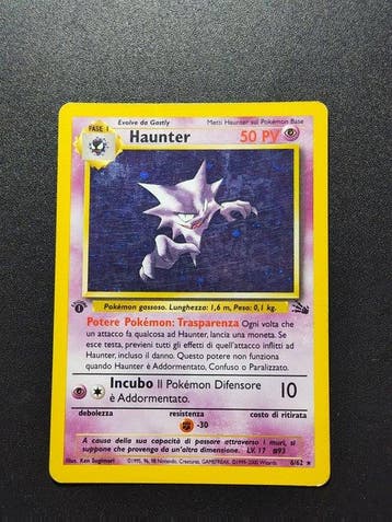 Pokémon - 4 Card - Haunter Holo - Kabutops - Tentacruel -