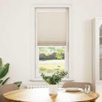 vidaXL Plissé rolgordijn 60x100cm creme, Verzenden, Nieuw
