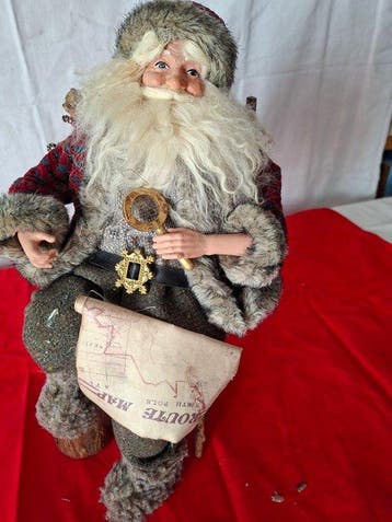 Figuur - Traditionele Kerstman in antieke stijl - verzamel, Diversen, Nieuw
