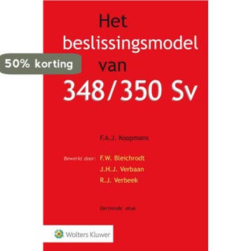 Het beslissingsmodel van 348/350 Sv 9789013137651, Verzenden, F.A.J. Koopmans