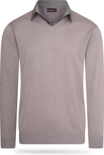 2dekans | Cappuccino Italia - Heren Trui Mock Pullover -, Ophalen of Verzenden