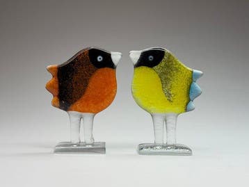 Studio Habrat - Beeldje - Tit (6) - Glas