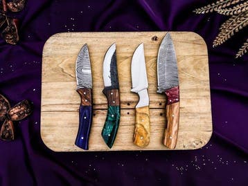 North America Black Smith Collectible Knife Handmade Skinner
