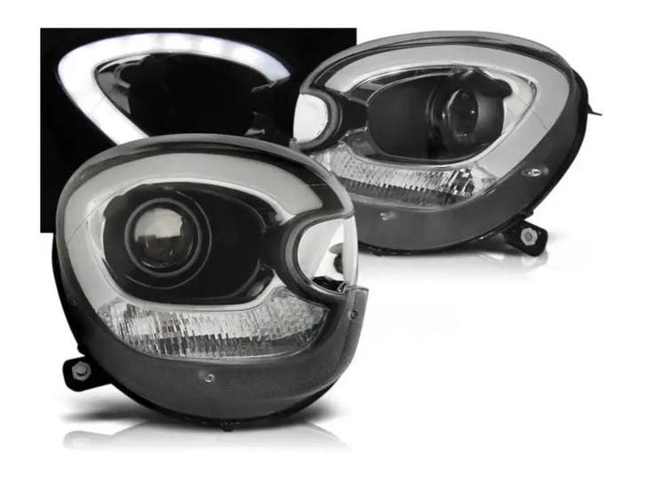 Mini R60 R61 Countryman 10-16 LED tube koplampen Zwart, Autos : Pièces & Accessoires, Éclairage, Envoi