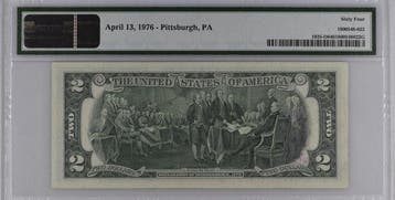 Verenigde Staten van Amerika. - 2 Dollars - 1976- First Day, Postzegels en Munten