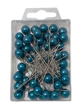 Parelspelden WM 27 Turquoise 10 mm doosje 50 stuks, Nieuw