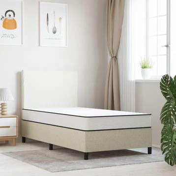 vidaXL Binnenveringmatras middelhard 100x200 cm, Verzenden, Nieuw