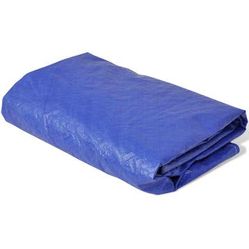 vidaXL Zwembadhoes rond 90 g/m² 540 cm PE, Verzenden