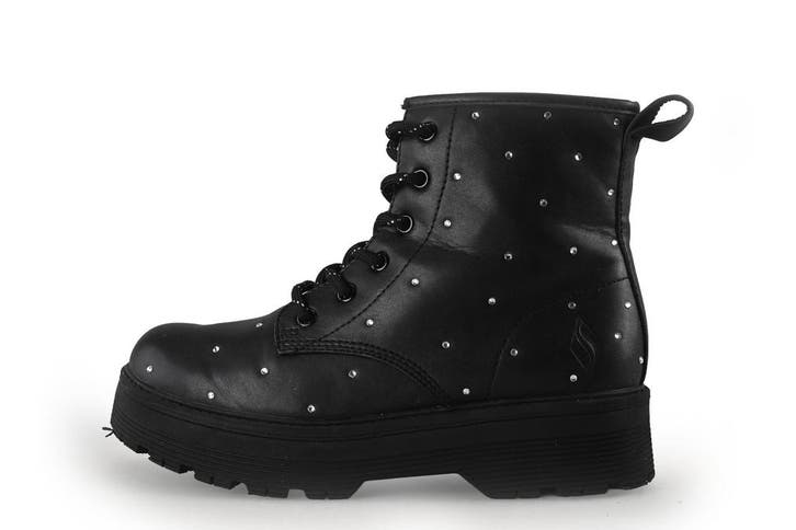Skechers Veterboots Meisjes in maat 35 Zwart, Kinderen en Baby's, Kinderkleding | Schoenen en Sokken, Jongen of Meisje, Zo goed als nieuw