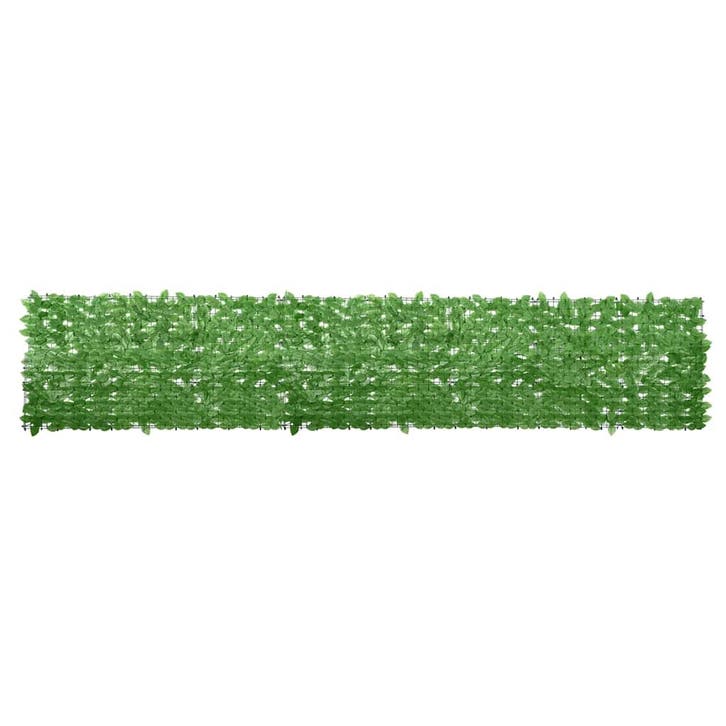 vidaXL Balkonscherm met groene bladeren 400x75 cm, Tuin en Terras, Parasols, Nieuw, Verzenden