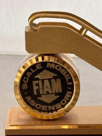 Raro modellino pubblicitario Marca FIAM - design industriale