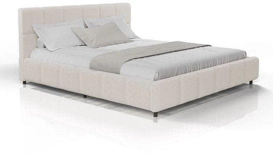 2dekans | Gestoffeerd Bed Florence - 180x200cm - Beige, Maison & Meubles, Chambre à coucher | Linge de lit, Enlèvement ou Envoi