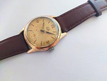 GUB Glashütte - cal. 60 mens gold plated Germany - Sans prix