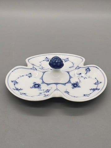 Royal Copenhagen - Schotel - Selten 1897 Musselmalet Gerippt, Antiek en Kunst