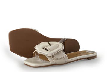 Carrano Slippers in maat 37 Wit, Slippers, Verzenden, Wit, Zo goed als nieuw