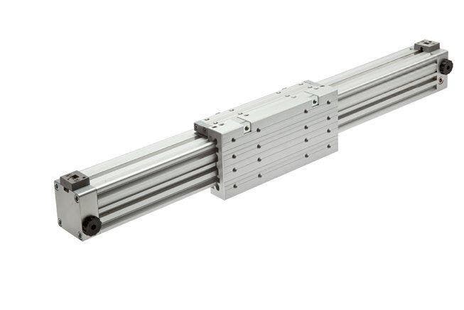 Vérin Sans Tige 40-900mm - Magnétique - Amortissement -, Doe-het-zelf en Bouw, Ventilatie en Afzuiging, Verzenden
