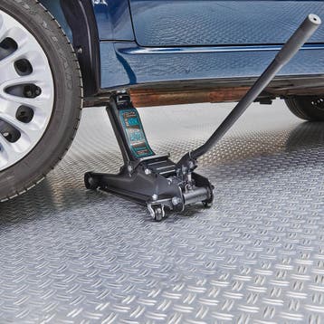 Datona Garagekrik laag model - 2,5 ton - Datona - Zwart, Auto diversen, Krikken, Ophalen of Verzenden, Nieuw
