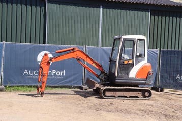Veiling: Rupsgraafmachine Kubota KX61 Diesel 13kW, Ophalen