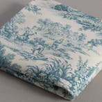 AA014 - Splendido Toile de Jouy Turquoise - Meubelstof - 300