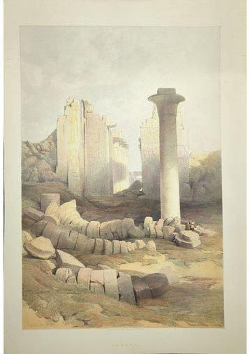 Egypte - Karnac; David Roberts - (from The Holy Land, Syria,, Boeken, Nieuw