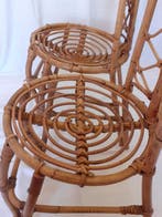 Chaise (2) - Bambou, Rotin - 2 chaises en bambou et en rotin