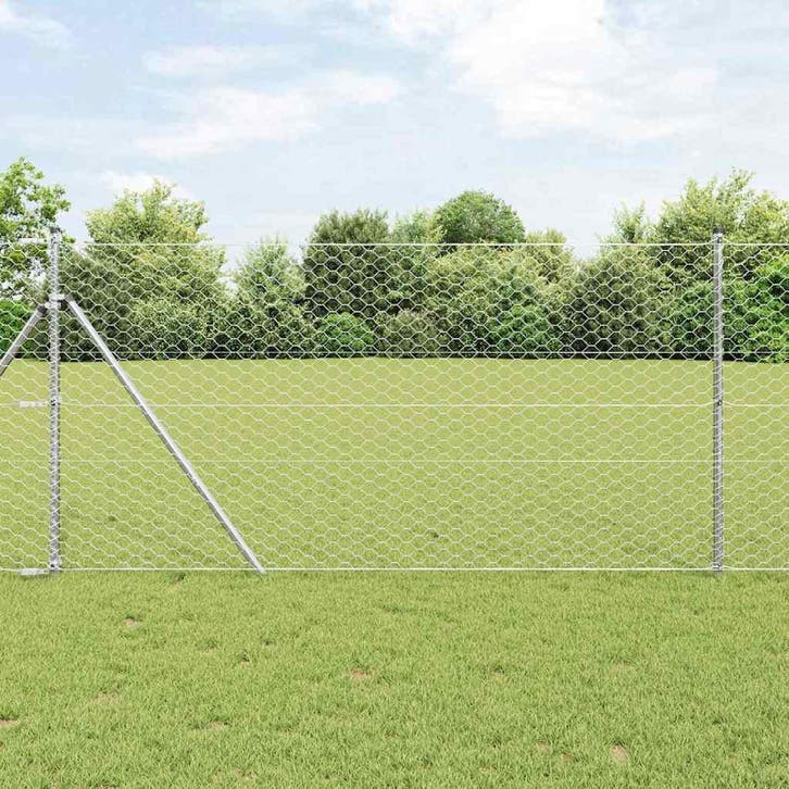 vidaXL Grond Fix Gelast Draadhek 100 x 1,2 m (B x H), Jardin & Terrasse, Clôtures de jardin, Envoi