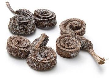 Palm Mule Ring Palm Male Ring Naturel + SnowGlitters 15 st