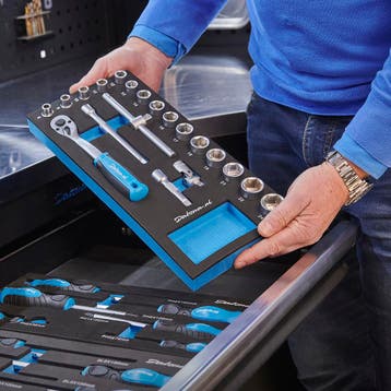 Datona Dopsleutelset 3/8 opname 20-delig in Pro, Doe-het-zelf en Bouw, Ophalen of Verzenden, Nieuw