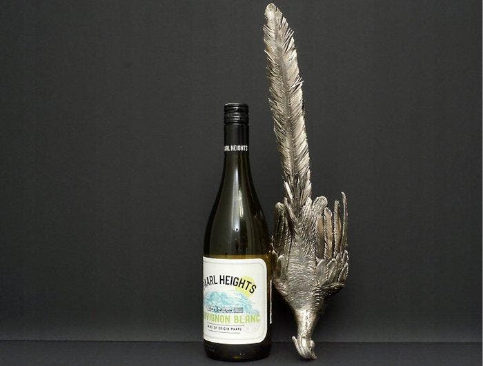 Beeldje - Unique Italian Solid Silver Pheasant Figurine 800, Antiquités & Art, Antiquités | Argent & Or