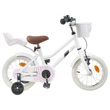 vidaXL Kinderfiets 12 Inch voor 2-4 jaar oud Wit, Verzenden, Nieuw