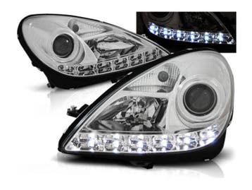 Daylight Chrome koplampen geschikt voor Mercedes R171 SLK, Verzenden